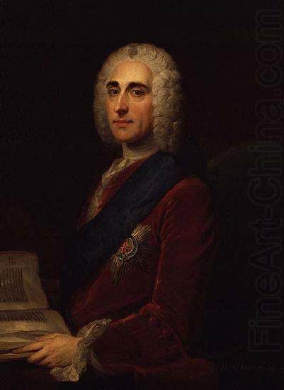 William Hoare Philip Dormer Stanhope, 4th Earl of Chesterfield china oil painting image